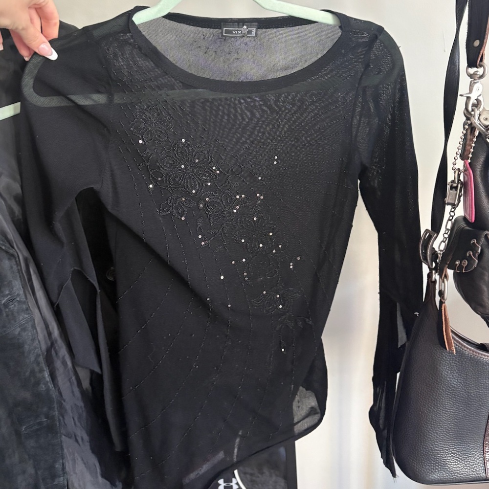 Black Vintage Top